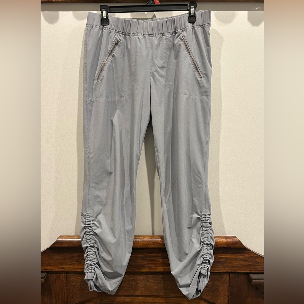 ATHLETA ASPIRE Ankle Pants Light Gray Size 10